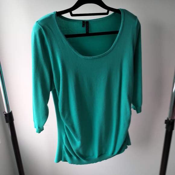 Maurices Scoop Neck 3/4 Sleeve Sweater Sz 2 - Picture 1 of 5